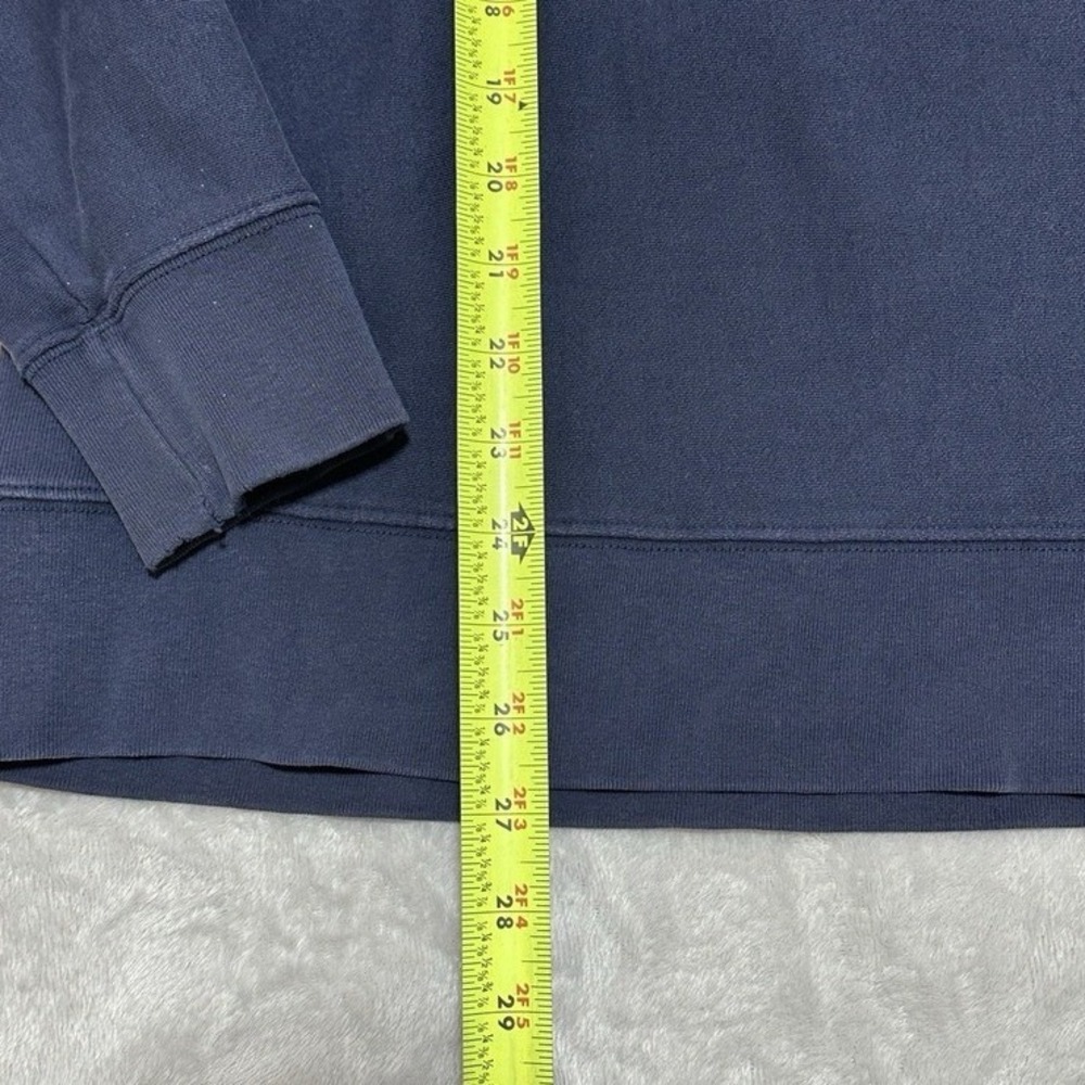 Y2K Old Navy Sweatshirt Athletic Graphic Raglan Mens Large Blue Heavy Weight - Picture 4 of 5